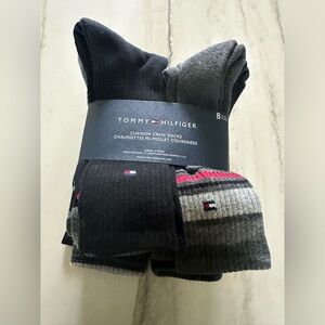 Tommy Hilfiger Cushion Crew Socks. 8 pair. Size 7-12